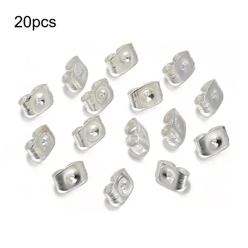 Image de Boucles d'oreilles en acier inoxydable doré - Lot de 100 pièces
