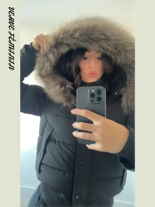 Image de Manteau Hiver Femme à Capuche & Fausse Fourrure