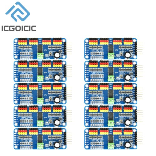 Image de Contrôleur PCA9685 16 Canaux PWM pour Servos Robotique