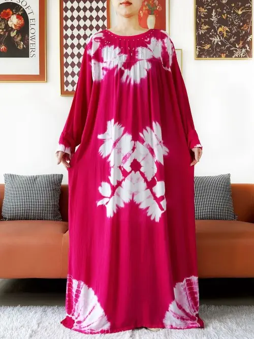 Image de Robe Maxi Boho Imprimée - Style Indie Folk & Africain