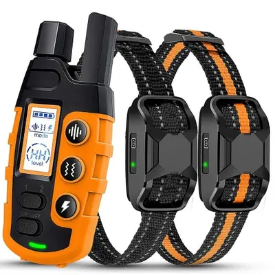 Image de Collier de Dressage pour Chien - 1000m, Étanche, Anti-Aboiement