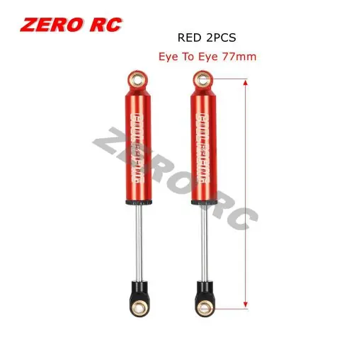 77mm Red 2PCS