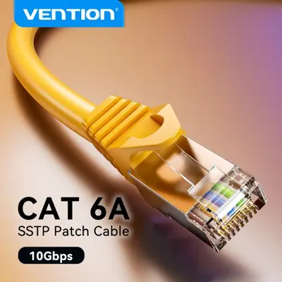 Image de Câble Ethernet Cat6A 10Gbps - Connexion Rapide et Fiable