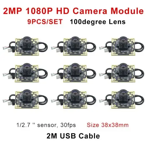 38MM 9pcs 2M Cable