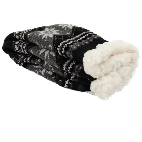 Negro blanco copo de nieve