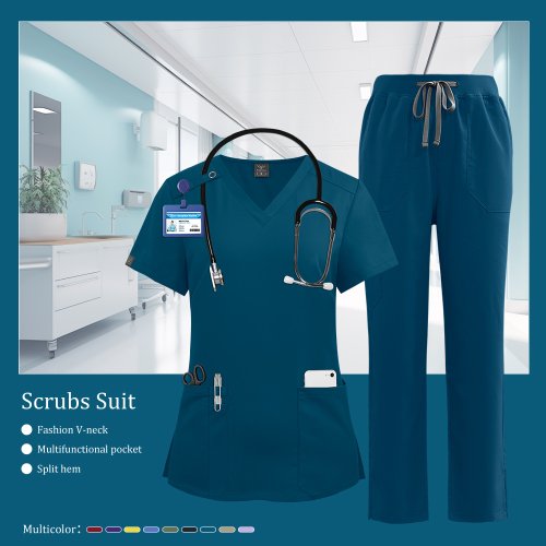 Immagine di Toelettatura per animali Istituto Scrubs Uniforme Donna Chirurgia Abbigliamento da lavoro Salone di ...