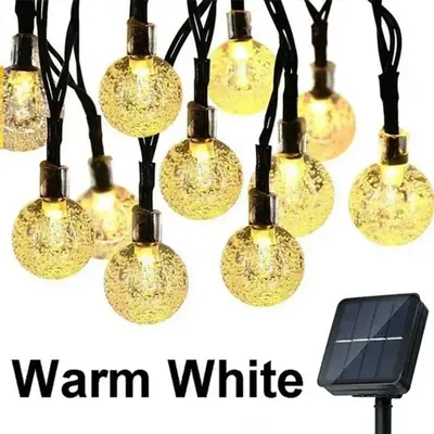 Image de Guirlande Solaire Cristal Lumineuse Extérieure