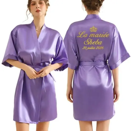 Claro morado vestido