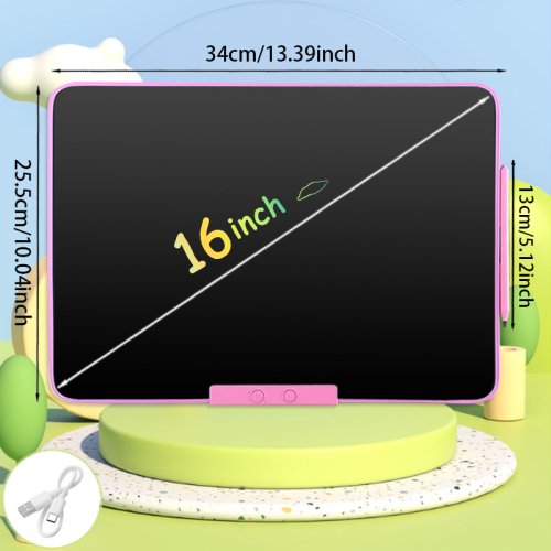 Pink border 16 inch