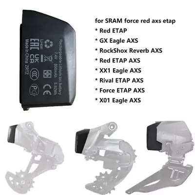 Image de Batterie SRAM AXS 7.4V 800mAh - Compatible Force, XX1, X01, GX