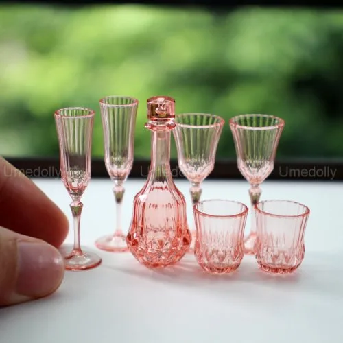 Fles en glas D