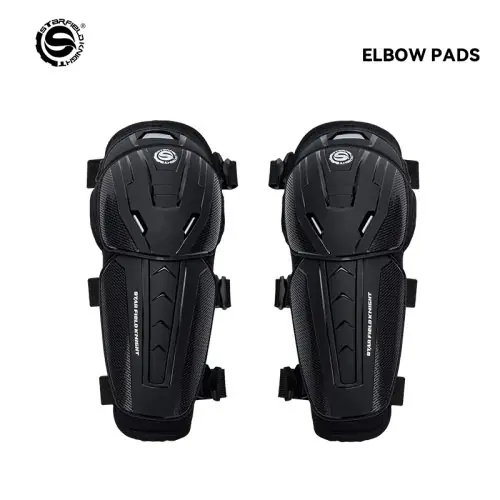 Image de Protection Moto 4 Pièces - Genouillères & Coudières Anti-Choc
