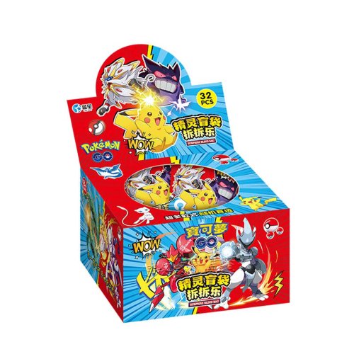 Afbeelding van Anime 32pcs Set pokemon Figuren Blind Bag Box Acryl Hanger Sleutelhanger Opknoping Decoratie Kinderen Speelgoed Randapparatuur Gift
