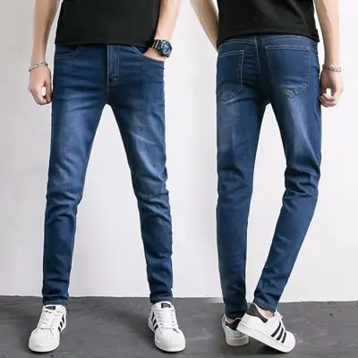 Image de Jeans Homme Slim Fit Stretch - Noir & Blanc