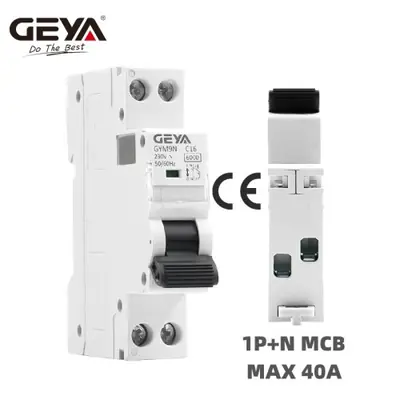 Image de Disjoncteur Geya 1P+N - 6A à 40A - 220V AC