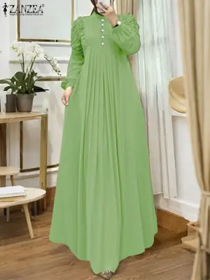 Image de Robe Abaya Élégante à Volants - Mode Musulmane 2025