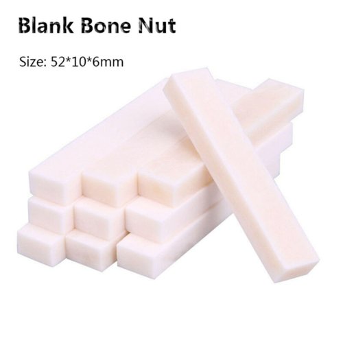 Afbeelding van Miwayer 3/5/10 Stuks Blank Bone Moer Zadels Unslotted Buffalo Bone Bridge Noten/voor gitaar Instrument Onderdelen Vervanging