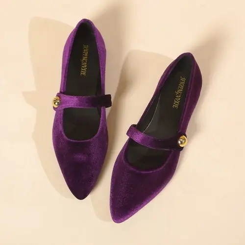 Image de Chaussures Plates Femme Bout Pointu - Style 2025