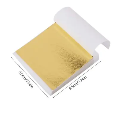 Image de Feuilles d'Or pour Dorure - 100 Pièces