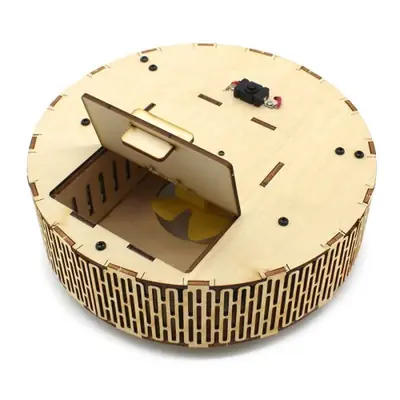 Image de Robot Aspirateur DIY en Bois - Kit Bricolage Éducatif