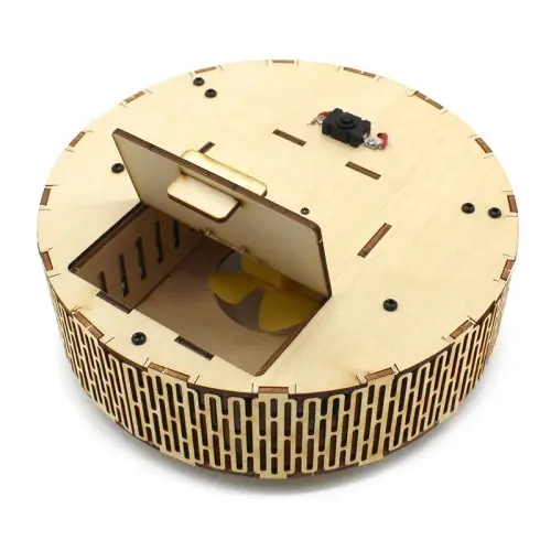 Image de Robot Aspirateur DIY en Bois - Kit Bricolage Éducatif