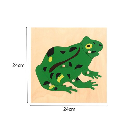 Bild von Montessori Holzpuzzle – Tiere & Insekten für Kinder