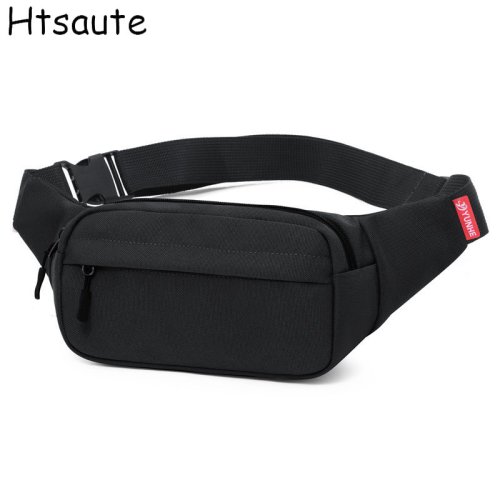Zdjęcie Męska torba crossbody w stylu Y2K – solidna, śmieszna klatka piersiowa, torba na ramię, torba listonoszka, czarna, idealna na podróże i codzienne użycie