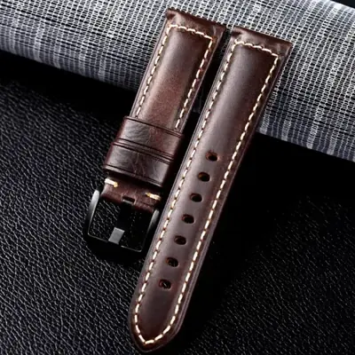 Image de Bracelet Cuir Véritable pour Montres Connectées