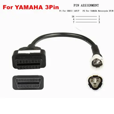 Image de Câble OBD2 Moto - Diagnostic Rapide pour Honda, Kymco, Kawasaki