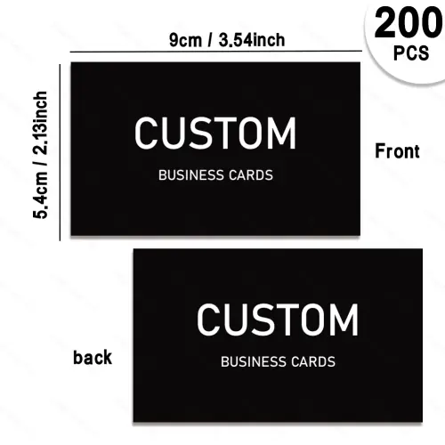 Image de Cartes de Visite Personnalisées - 200, 500 ou 1000 Pièces