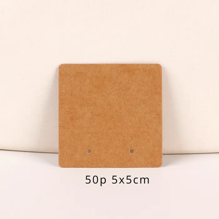 5x5cm brązowy karta