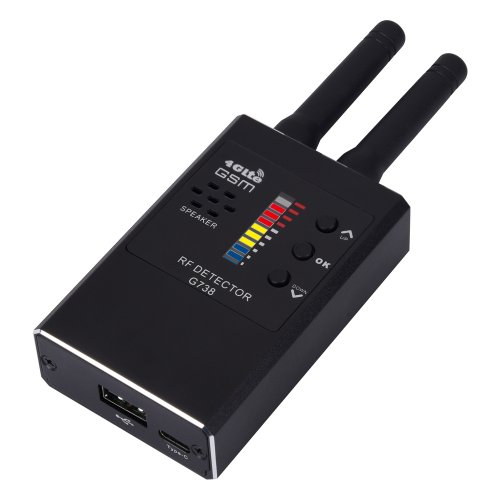 Immagine di Rilevatore Professionale di Segnali RF Wireless G638: Anti-Spy per GSM, GPS, Bug e Fotocamere Nascoste - Versione Militare