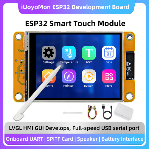 Image de Écran LCD TFT 2.8" avec Touchscreen et ESP32 WiFi/Bluetooth