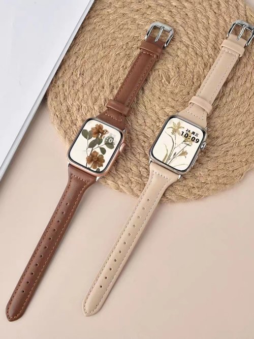 Bild von Elegantes Lederarmband für Apple Watch – Perfekt für Damen