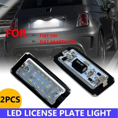 Image de LED Plaque Fiat 500 - Éclairage Blanc Canbus