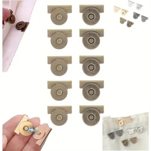 Image de 5 Paires de Boutons Magnétiques Sans Couture