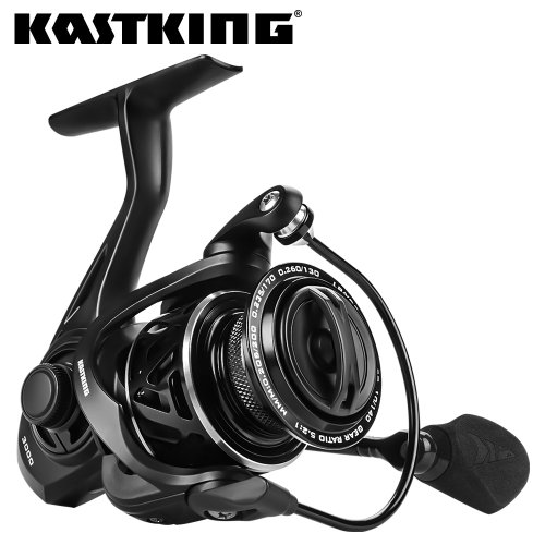 Afbeelding van Kastking Zephyr Lichtgewicht Spinning Visreel met 7+1 Kogellagers, 10 kg Slijtage, Koolstofvezel Spoel voor Bass en Zoutwater Vissen