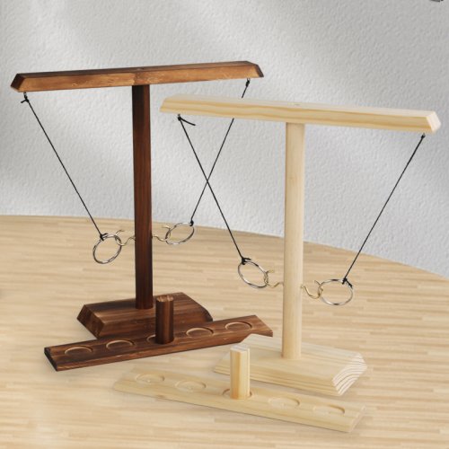 Afbeelding van Ring Toss Spel Voor Volwassenen Haak En Ring Spel Handgemaakte Houten Toss Spel Voor Volwassenen Outdoor Indoor Games Patio Decor Yard Games