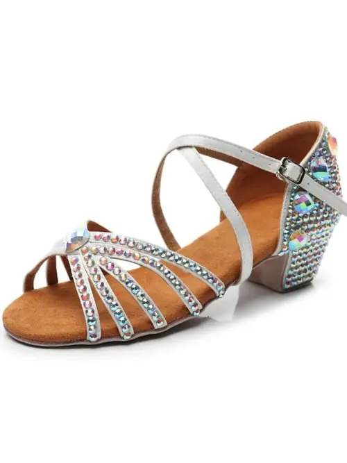 Image de Chaussures de Danse Latine Enfants - Talon Bas 3.5 cm