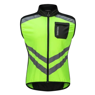 Image de Gilet fluo moto ultra léger coupe-vent
