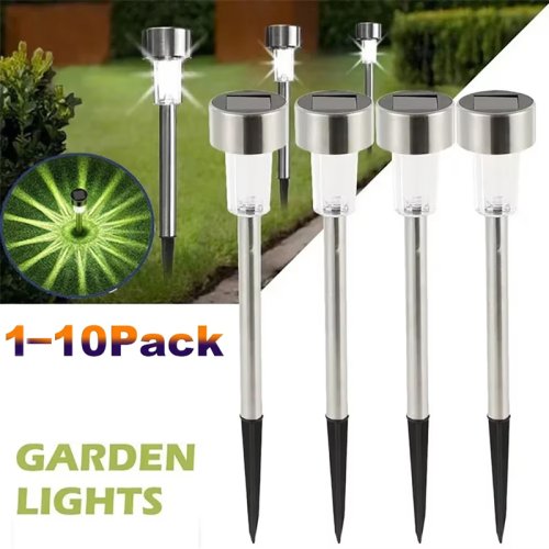 Afbeelding van Outdoor zonne-verlichting tuinlamp op zonne-energie waterdicht landschapspad LED-licht voor tuin achtertuin gazon patio decoratief