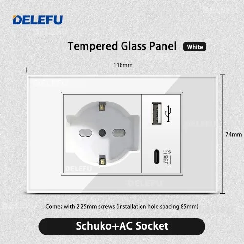 Schuko AC stopcontact