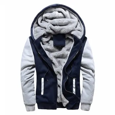Image de Veste Hiver Homme Chaude & Épaisse - Polaire avec Capuche