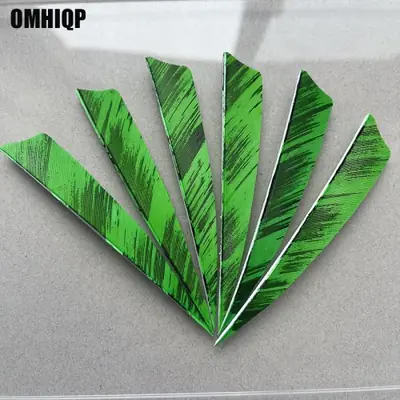 Image de Plumes de Flèche Naturelles 4 Pouces - Lot de 50