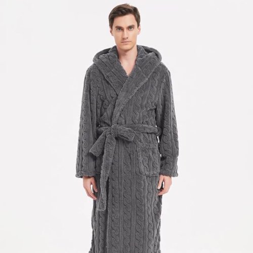 Imagen de Bata Cálida para Parejas de Otoño e Invierno