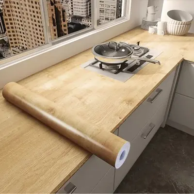 Image de Autocollant mural PVC imperméable 55cm - Décoration facile pour cuisine
