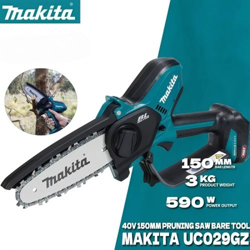 Immagine di Motosega a batteria Makita 18V-20V per la lavorazione del legno con piccola motosega elettrica portatile da 6 pollici Sawzall Mini motosega portatile