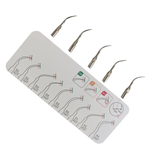 Afbeelding van 5 stuks natuurlijke tandheelkundige scaler tips compatibel met EMS Specht ultrasone scaler handstuk – hoge kwaliteit tandarts scaling tips voor optimale tandverzorging