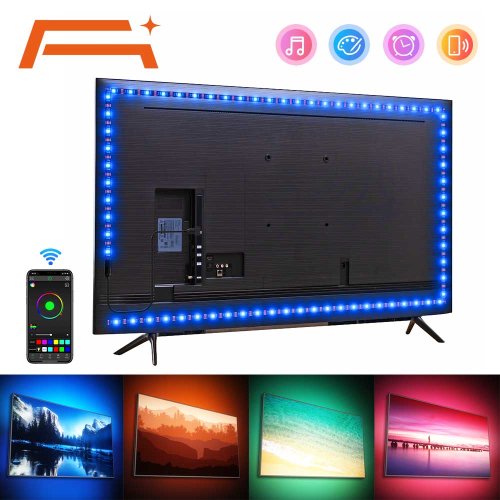Afbeelding van RGB LED Strip met Bluetooth App Bediening