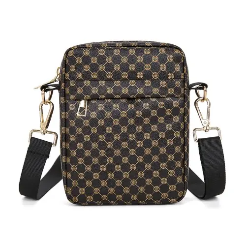 Image de Mini Sac Bandoulière Homme en Cuir PU - Style Vintage
